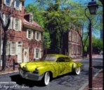 Yellow classic cars