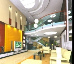 living room interior scene design-yellow