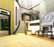 Entrance area in a villa