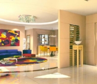 Vestibule and Living Room