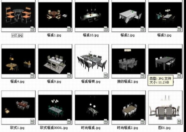 Collection of Dinner Table