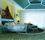 Mittelalterlichen Stil Schlafzimmer Design