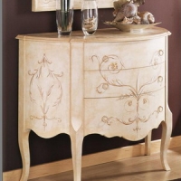 Furniture Model: Creamy Foyer Drawer Cabinet