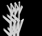 3D Model of Chinese carved hollow partition 3-5