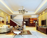 European-style living room (including maps, light area network)