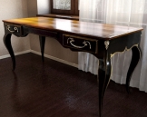 European-style table 3D model (with map)