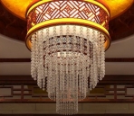 3D Model of Chinese-style crystal chandelier
