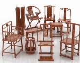 Chinese-style chairs set (VR material with a complete map)
