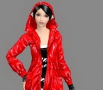 Red DJ beauty model
