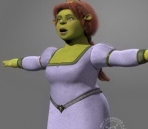 Shrek in the model fiona