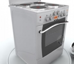 Electric oven 3D Model (including hdr map)