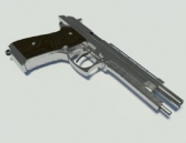 3d model of Beretta pistol