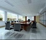 The large conference room model (with map)