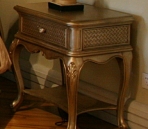 European-style bedside cabinet (with map)