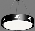 3D model of a modern chandelier 2