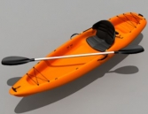 3D model of the orange canoe