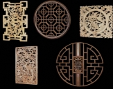 3D Model of Chinese wood carving, paragraph 3-5