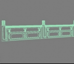 Of white marble railings Model