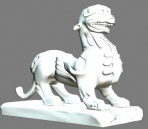 3D Model of auspicious animal Pi Xiu