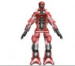 Red robot model