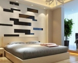 Modern bedroom 3D model (Han Guang Area Network, texture mapping)