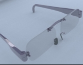 Simple model of the shape of glasses