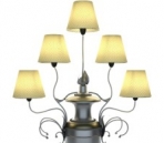 Luxury European-style table lamp 3D Models