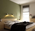 Garden style bedroom model