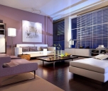 Business-style drawing room of the 3D model