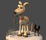 Reindeer 3D models, c4d formats