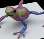 Color frogs, c4d formats