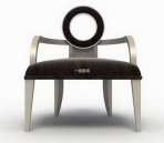 3D model of a modern European-style chairs