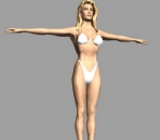 Bikini Female Human Body Model