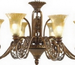 European-style copper lamp 3D Model of Art