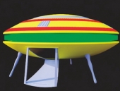 Space Flying Saucer Model