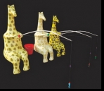 3D Model of giraffe fishing