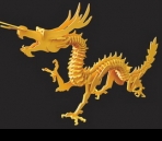 Wood model of the dragon to do