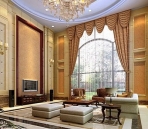 3D Model of luxury villa living room