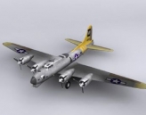 B-17 Flying Fortress bomber model