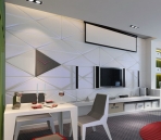 Bright and spacious home decoration design