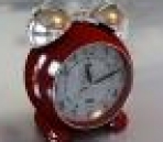 Red alarm clock model