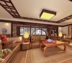 Simple model of ordinary living room