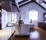 Bright and spacious living room model
