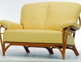 Beige love seat