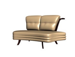 Conciseness backrest Love seat