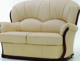 sector beige redwood sofa