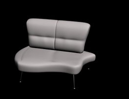Without maps backrest love seat