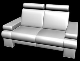 Without maps backrest love seat