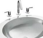 Clean white sink
