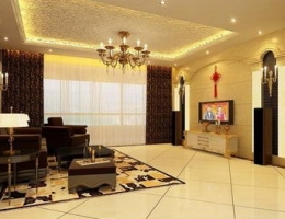 Worm tone living room